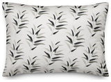 Dark Leaf Pattern 14x20 Spun Poly Pillow