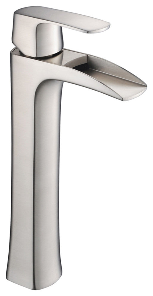 Eviva Lulu One Handle Bathroom Faucet, Brushed Nickel