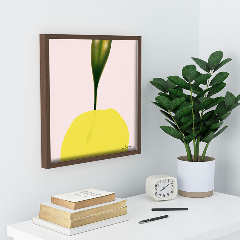 Mambo Art Studio A Lemon Recessed Framing Square