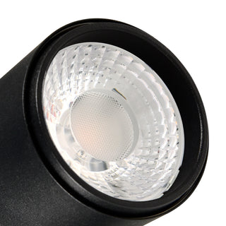 Stowe LED Down Mini Pendant With Black & Wood Finish