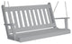 Poly Traditional English Porch Swing, White, 5 Foot