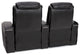 Seatcraft Muse Home Theater Seating, Black, Row of 2