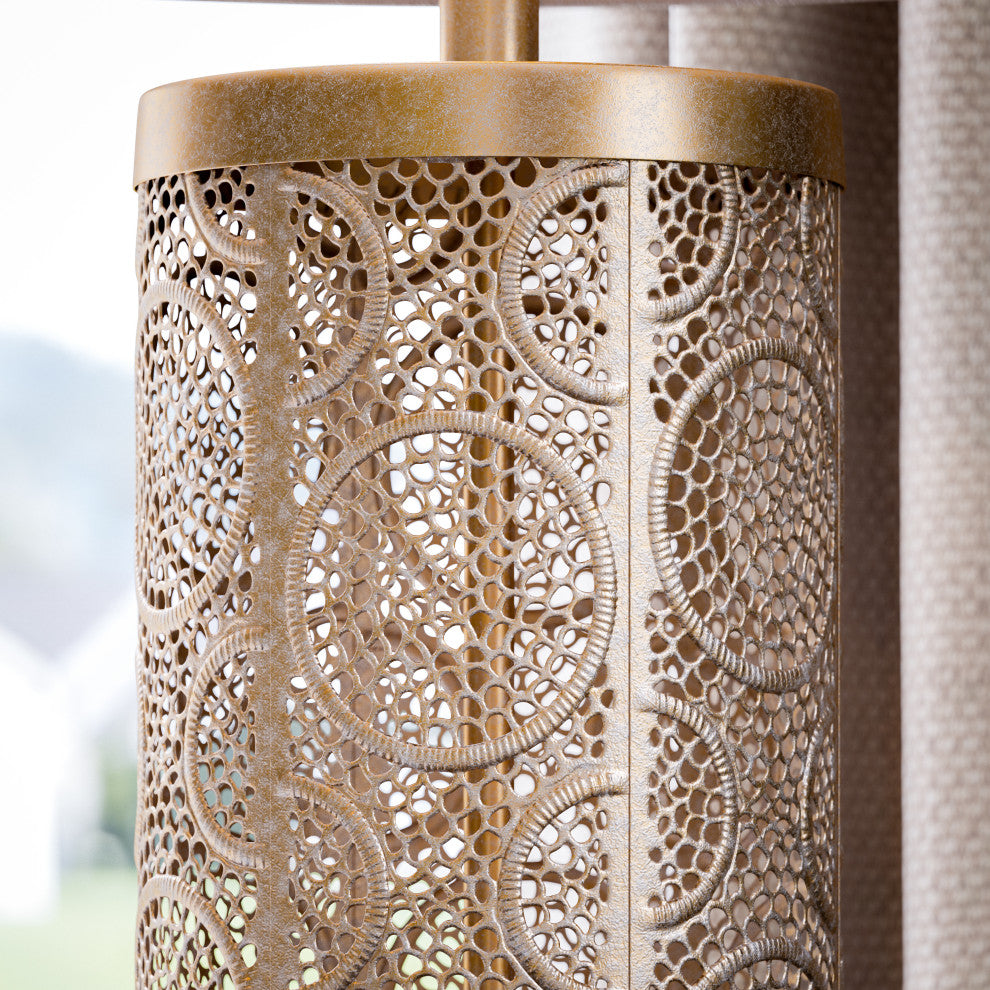 Kenroy 34048GLD 1-Light Table Lamp, Emme