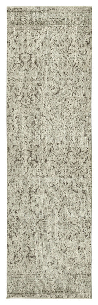 Rug N Carpet - Handmade Turkish 2' 8" x 8' 11" Vintage Hallway Runner Rug