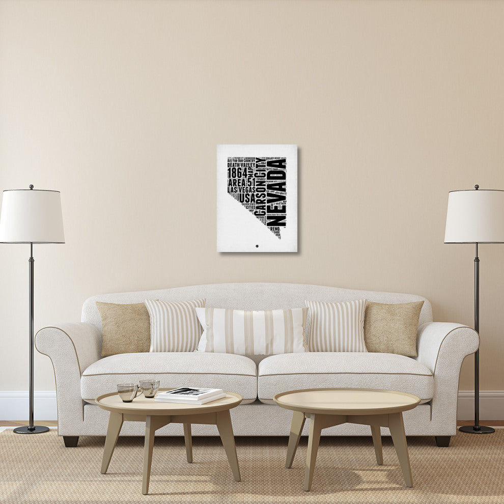 "Nevada Word Cloud 2" Fine Art Print