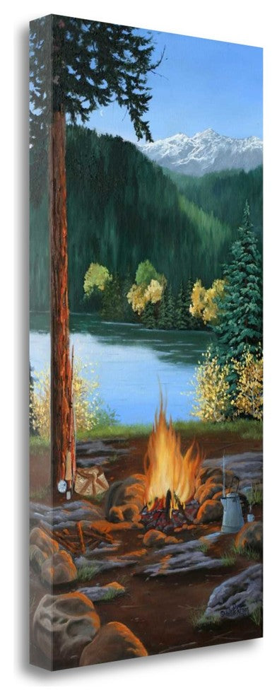 "Campfire" By Julie Peterson, Giclee Print on Gallery Wrap Canvas, Ready to Hang