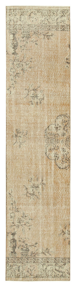 Rug N Carpet - Handmade Anatolian 2' 7" x 10' 9" Antique Kitchen Runner Rug