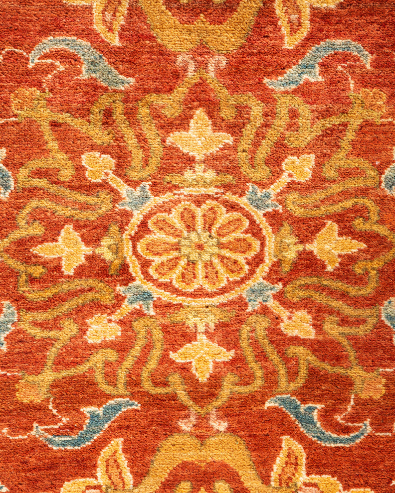 Mogul, One-of-a-Kind Hand-Knotted Area Rug Pink, 8' 5" x 10' 3"