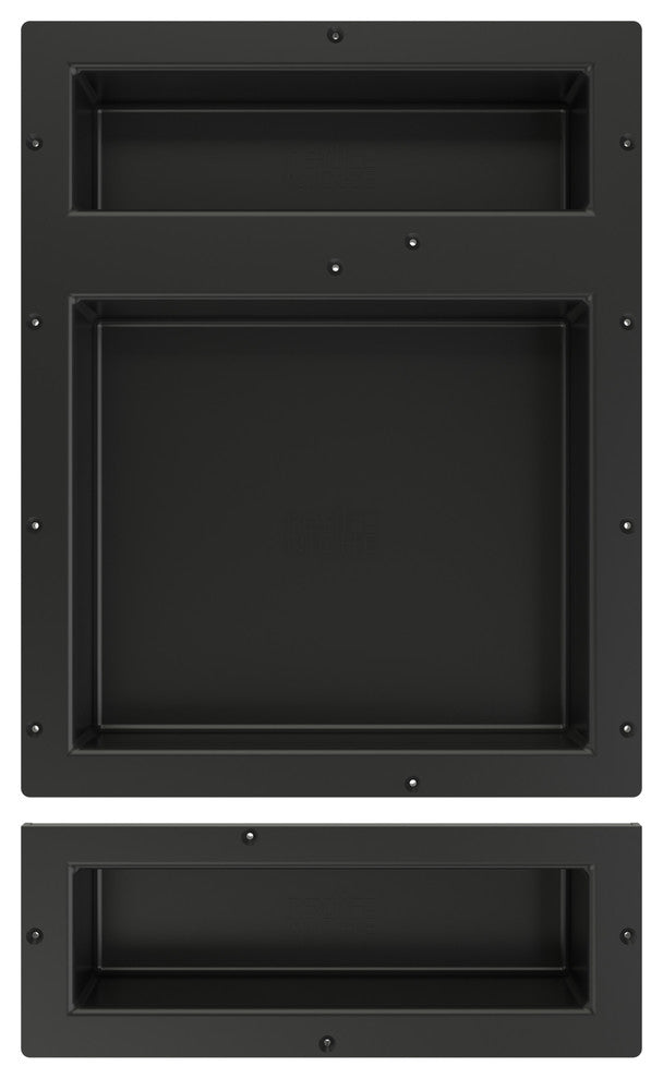 Tile Redi RNT1620DU-6 Triple Niche Set, Recessed Shower Shelves
