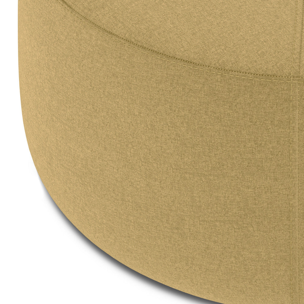 Moore Large Ottoman, Dijon Yellow