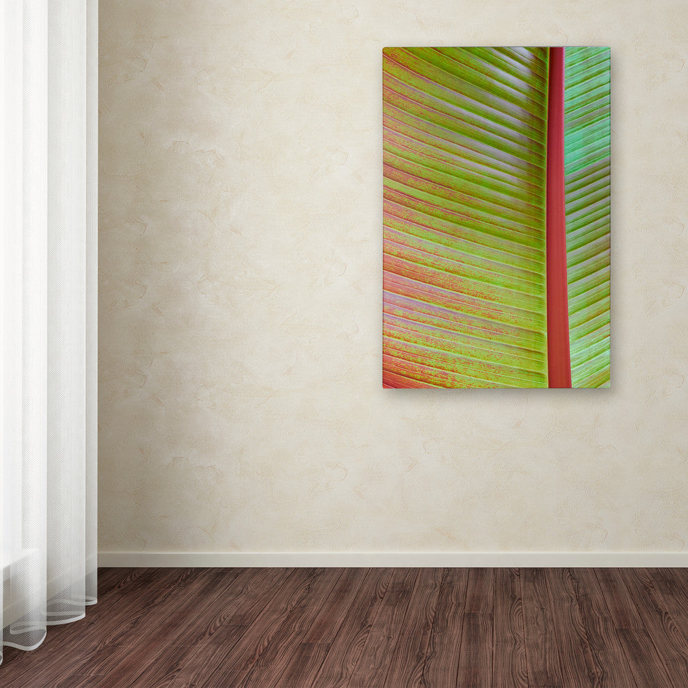Cora Niele ''Leaf Texture VI'' Canvas Art