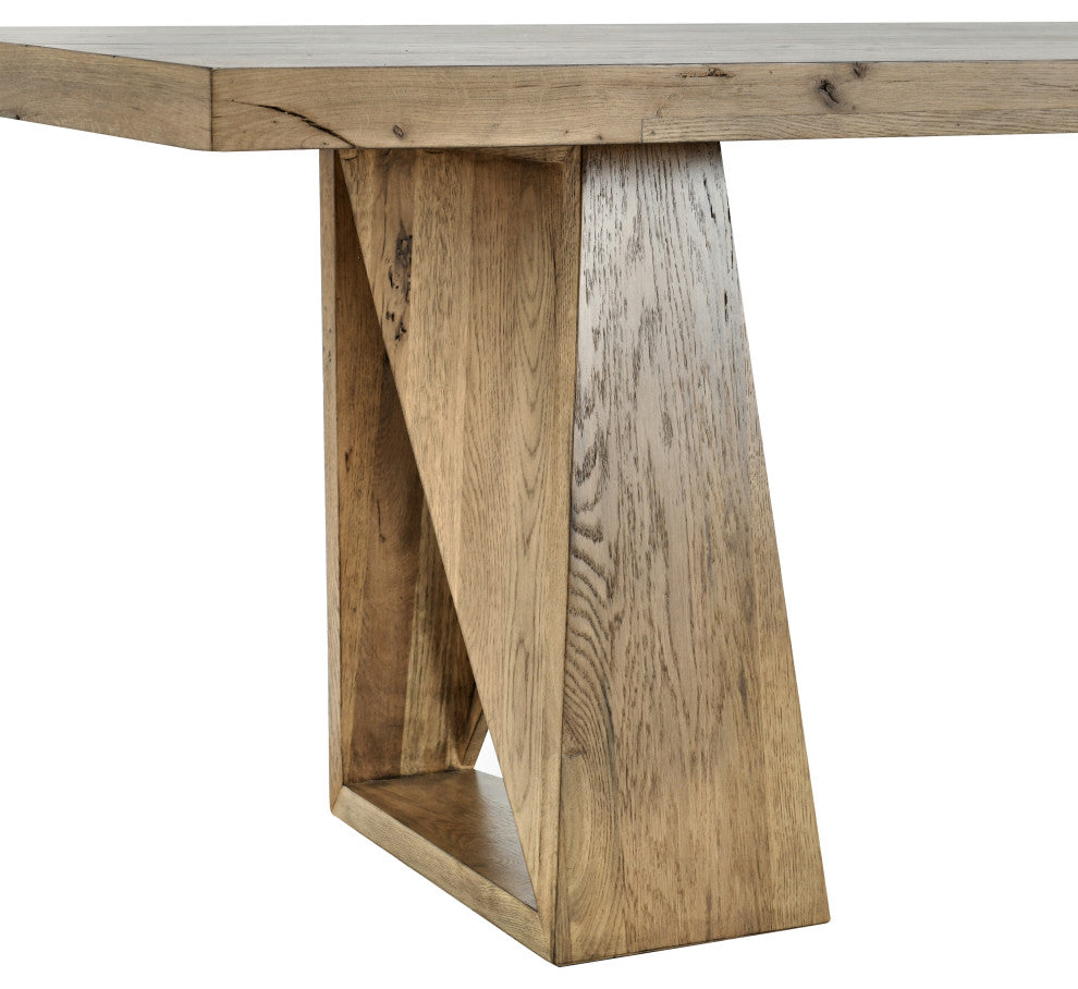Arleth 94" Oak Console Table, Natural Oak