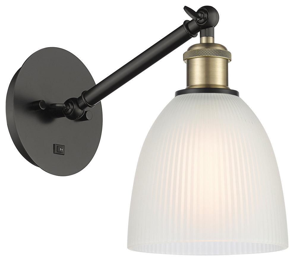 Innovations 317-1W-BAB-G381-LED 1-Light Sconce, Black Antique Brass