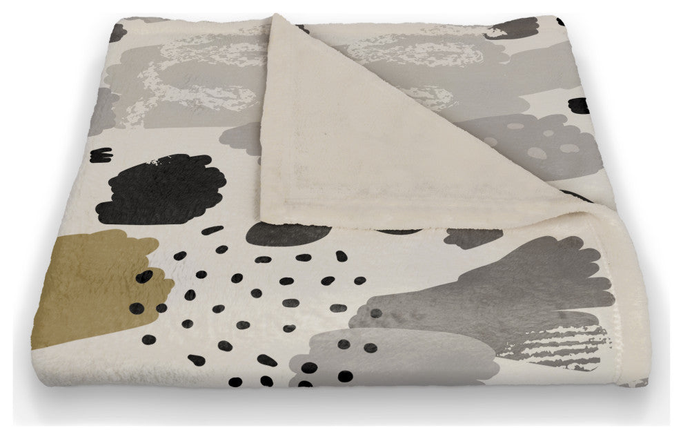 Graduation Confetti Pattern 50x60 Coral Fleece Blanket
