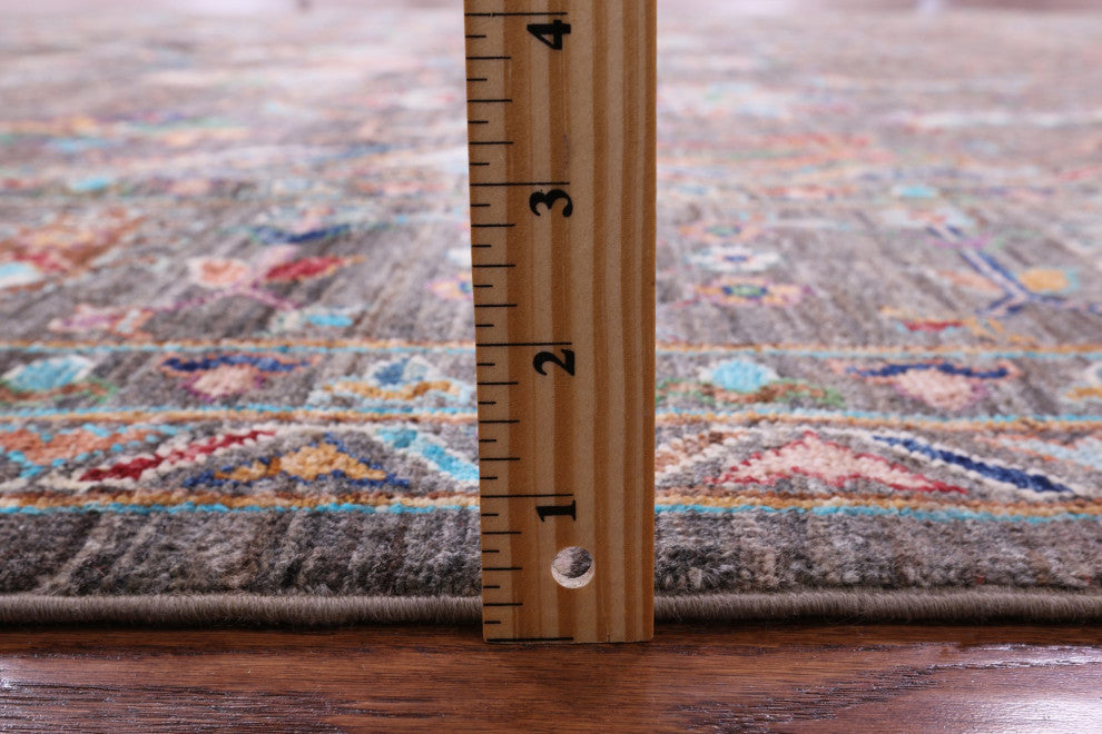 Persian Tabriz Hand Knotted Rug 6' 10" X 9' 11" Q9646