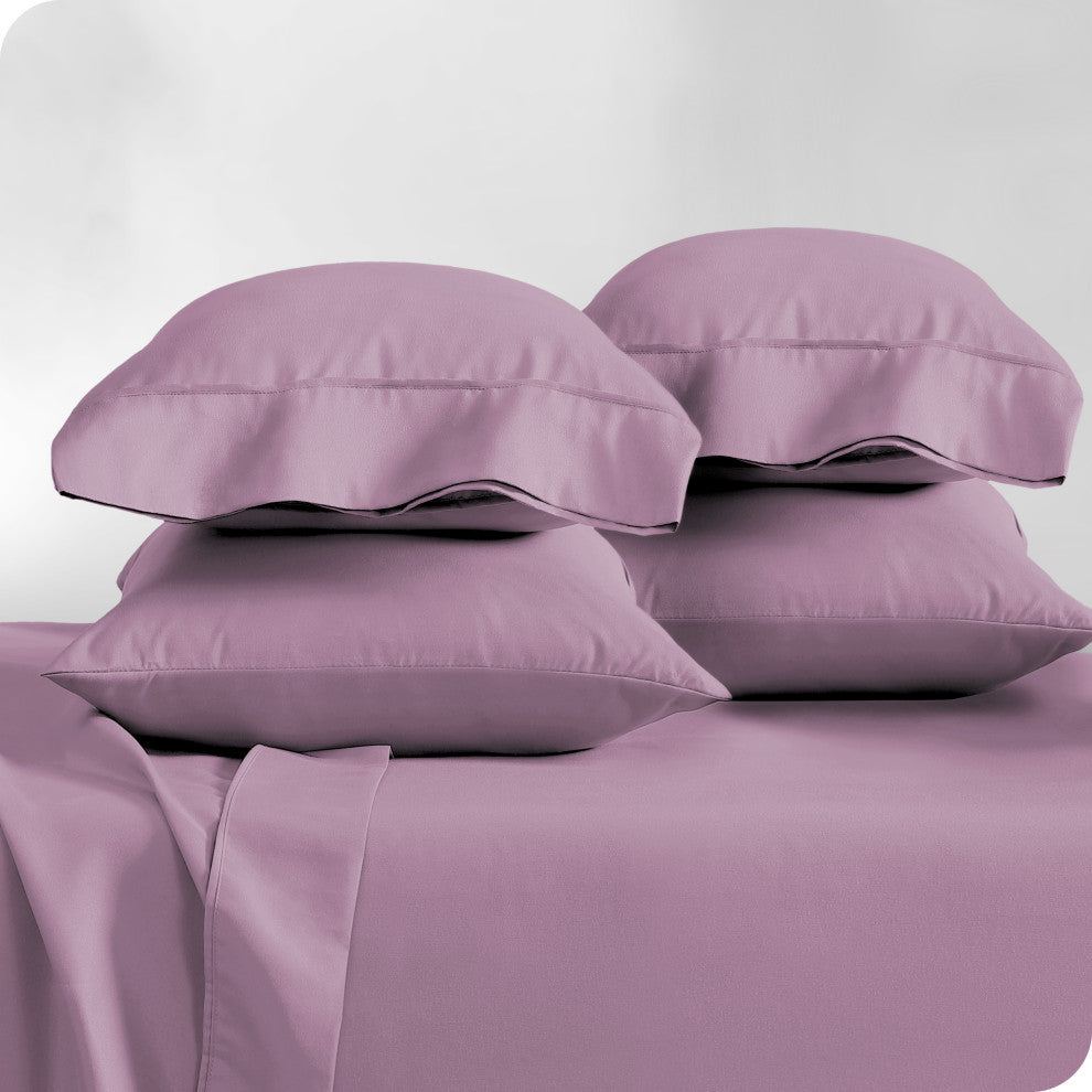 Bare Home Microfiber Pillowcases - Multi-Pack, Lavender, Standard, Set of 4