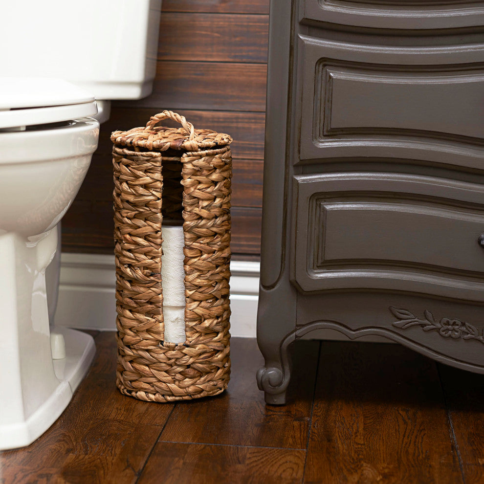 Wicker Toilet Paper Roll Holder