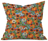 Aimee St Hill Pumpkin Harvest Throw Pillow, 16"x16"