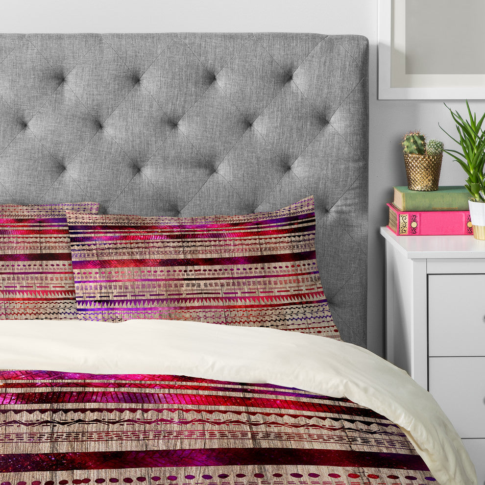 Deny Designs Iveta Abolina Purple Nebula Pillowcase