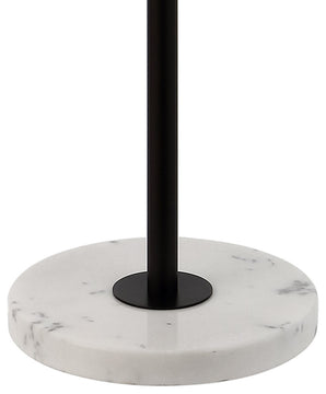 June Adjustable Metal/Marble LED Floor Lamp, Oil Rubbed Bronze