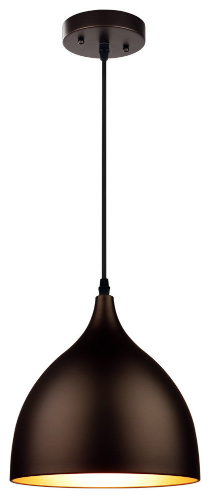 Walter Industrial 1 Light Mini Pendant Ceiling Fixture 10" Wide