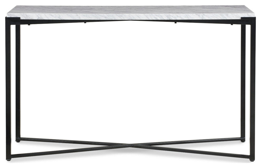 Modus Saxon 3PC Coffee, End & Console Table in Matte Black