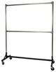 H-Rack - Heavy Duty Double Rail w/ 72" Uprights Black