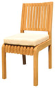 7-Piece Outdoor Teak Dining Set: 94" Masc Oval Extension Table, 6 Maldives Chair