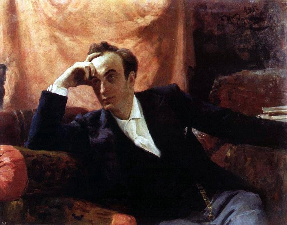 Ilia Efimovich Repin Portrait of Actor and Dramatist Wall Decal