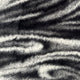 Plutus Black White Galaxy Faux Fur Luxury Throw Pillow, Black White, 20" x 20"