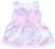 18" Doll - Stripe Satin Party Dress & Sandals