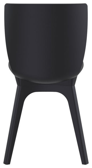 Compamia Mio PP Modern Chair, Set of 2, Black