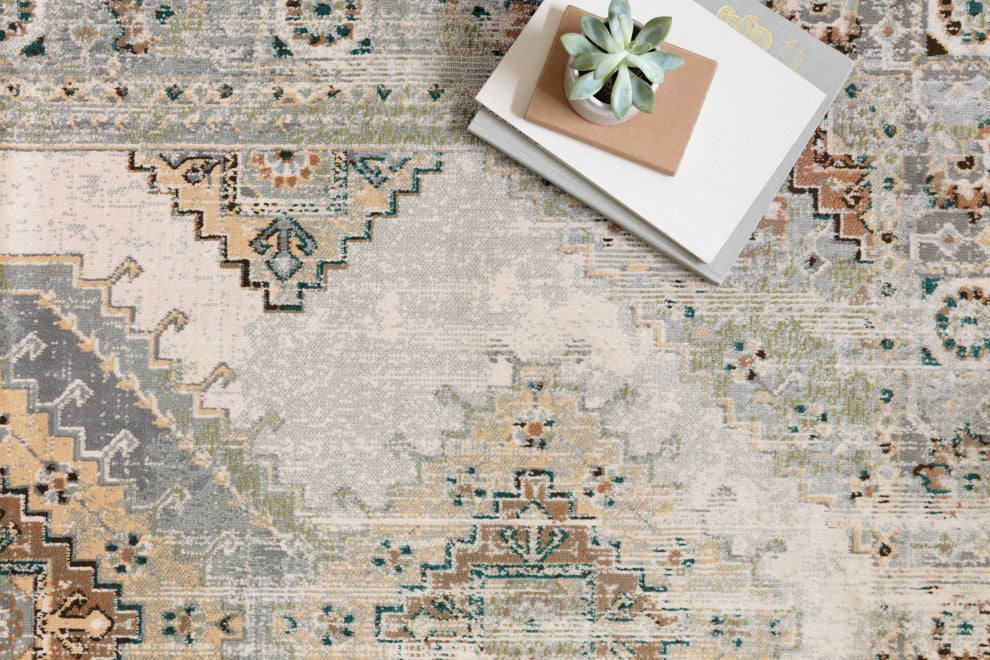 Isadora Rug, Oatmeal/Silver, 8'11"x12'