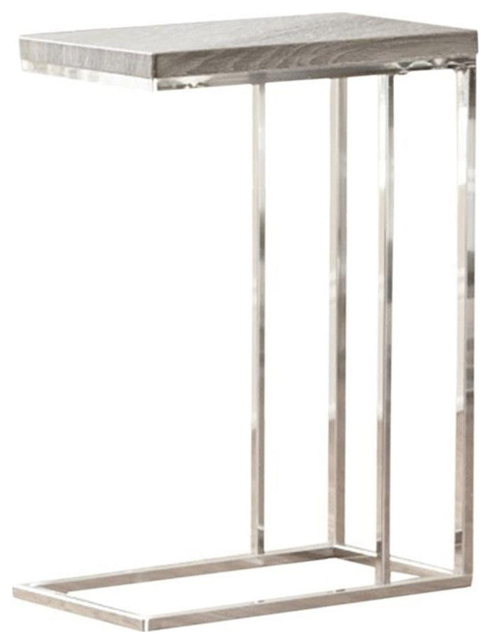 Steve Silver Lucia 10" Gray Chairside End Table