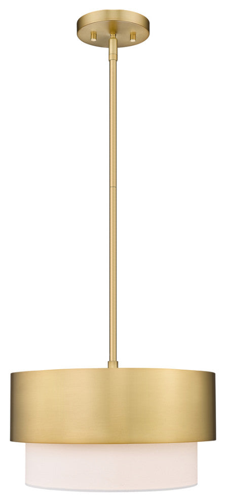 Z-LITE 1-Light Pendant, Modern Gold