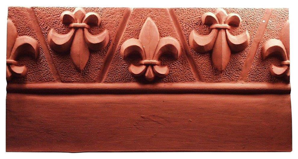 Fleur de lis Edging Stone Mold
