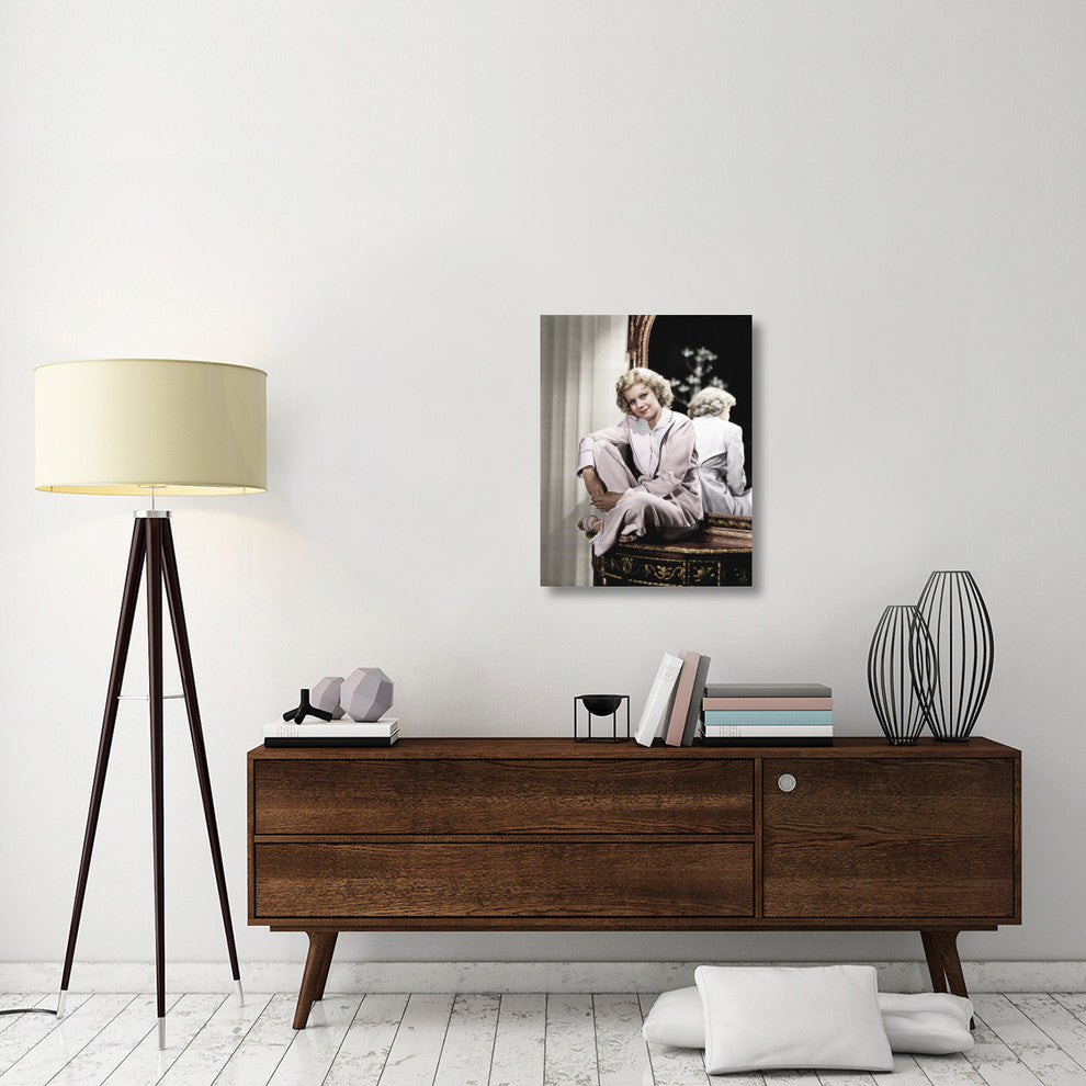 "Jean Harlow" Stretched Canvas Giclee by Hollywood Photo Archive, 23"x30"