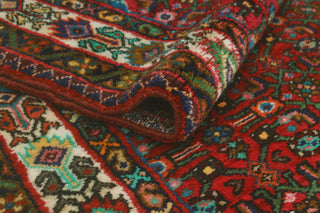 Fine Vintage Distressed Zahara Red/Ivory Runner, 3'5 x 10'3