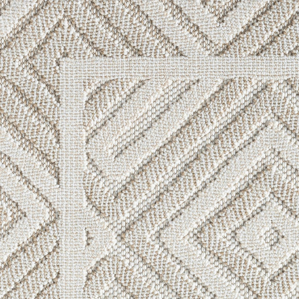 Nimes Crosshatch Area Rug, Gray, 3'3"x5'