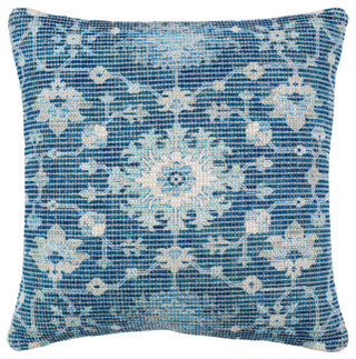 Surya Samsun Pillow Cover 22"H X 22"W Cream & Navy