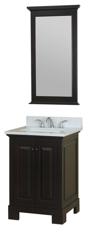 Richmond 24" Bathroom Vanity With Carrera Marble Top