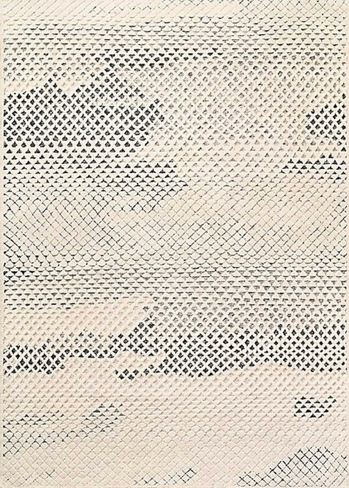 Ahgly Company Indoor Rectangle Mid-Century Modern Area Rugs, 7' x 9'