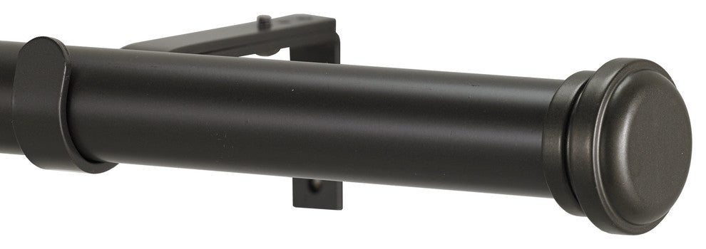 Empire, Non-Telescoping Curtain Rod, Oil Rubbed Bronze, 120''