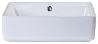 EAGO BA131 20" White Rectangular Porcelain Bathroom Sink with Overflow