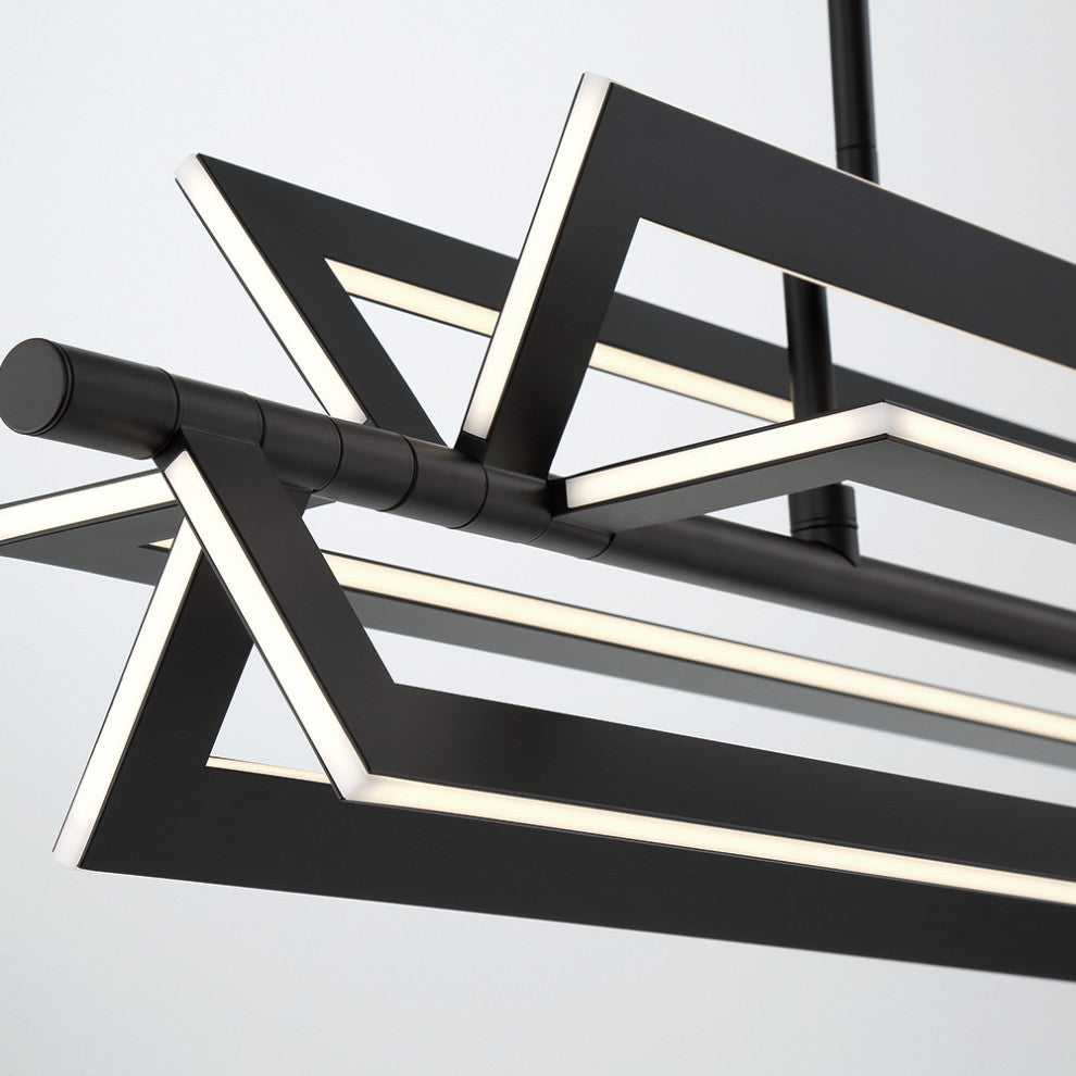 Livra 1-Light Chandelier, Black