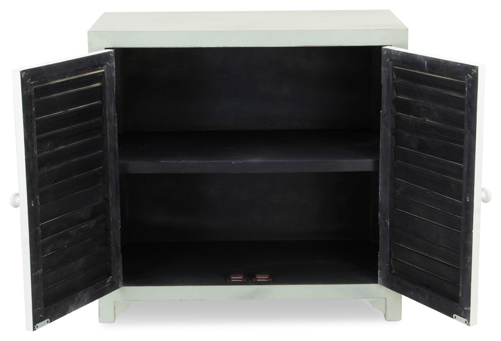 Coastal Shutter Door Cabinet