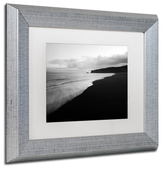 Philippe Sainte-Laudy 'On the Black Beach' Matted Framed Art