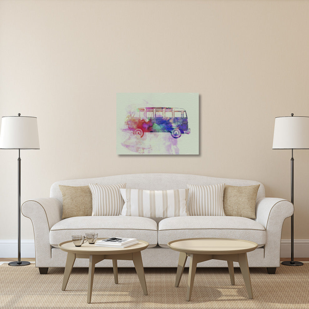 "VW Bus Watercolor" Fine Art Print