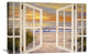 "Sunset Beach" Stretched Canvas Giclee by Diane Romanello, 30"x20"