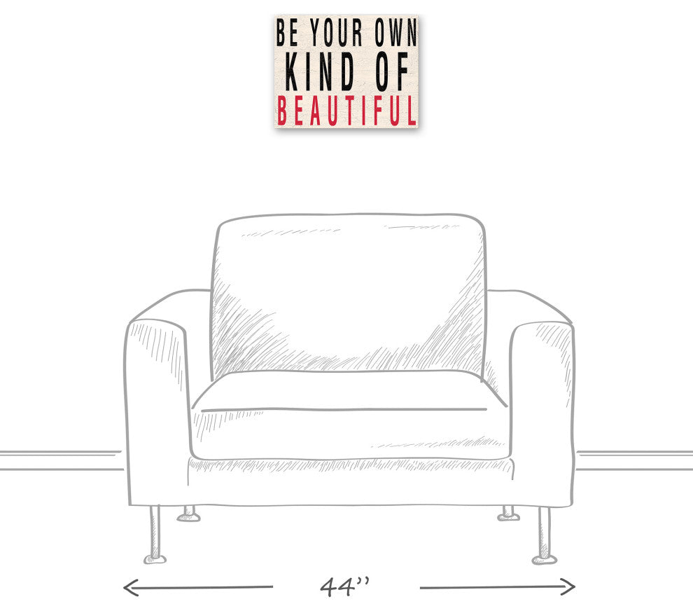 Be Your Beautiful 14x11 Canvas Wall Art
